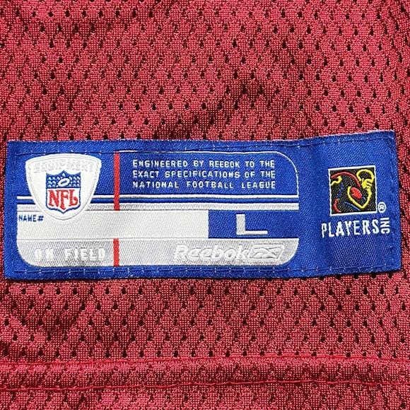 Youth Kids Large Football Jersey. Cardinals. Red & White. Fitzgerald - Picture 6 of 7